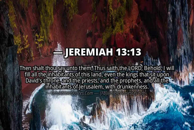 JEREMIAH 13:13 Verse Image