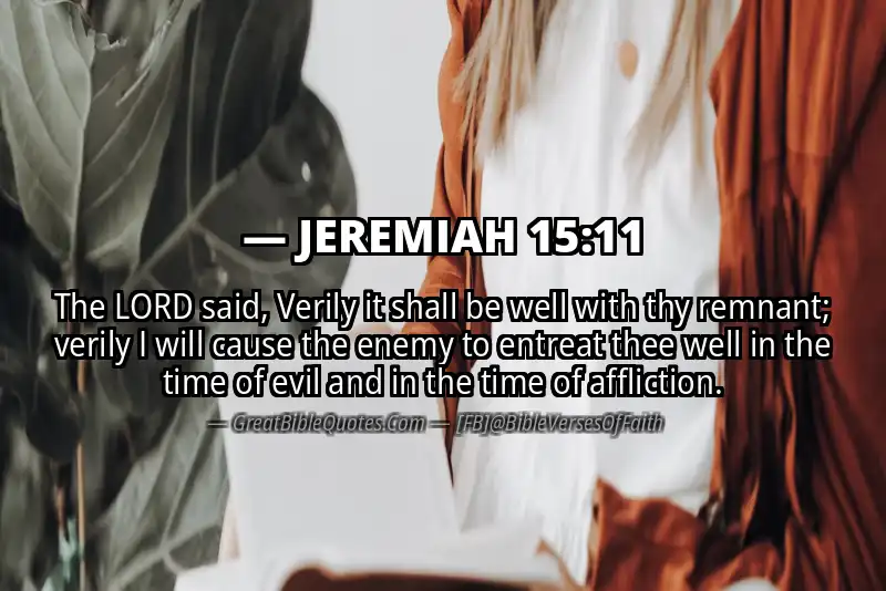 JEREMIAH 15:11 Verse