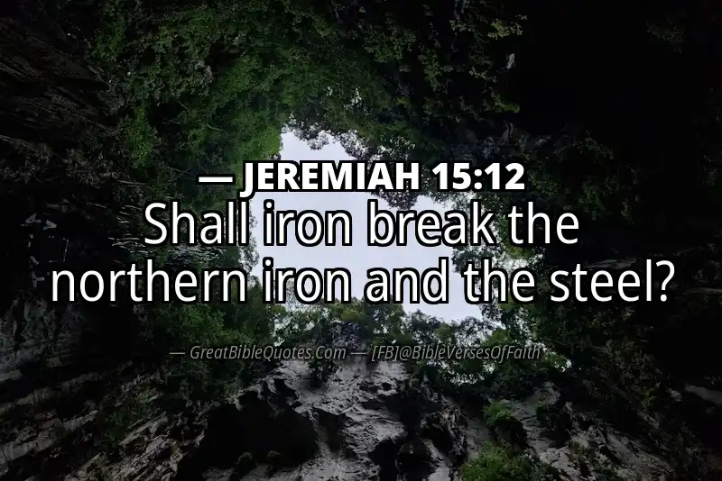 JEREMIAH 15:12 Verse
