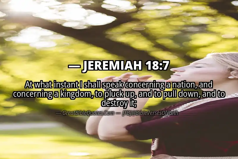 JEREMIAH 18:7 Verse
