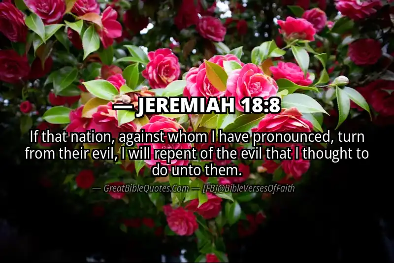 JEREMIAH 18:8 Verse