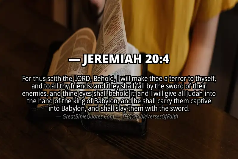 JEREMIAH 20:4 Verse