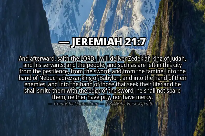 JEREMIAH 21:7 Verse Image