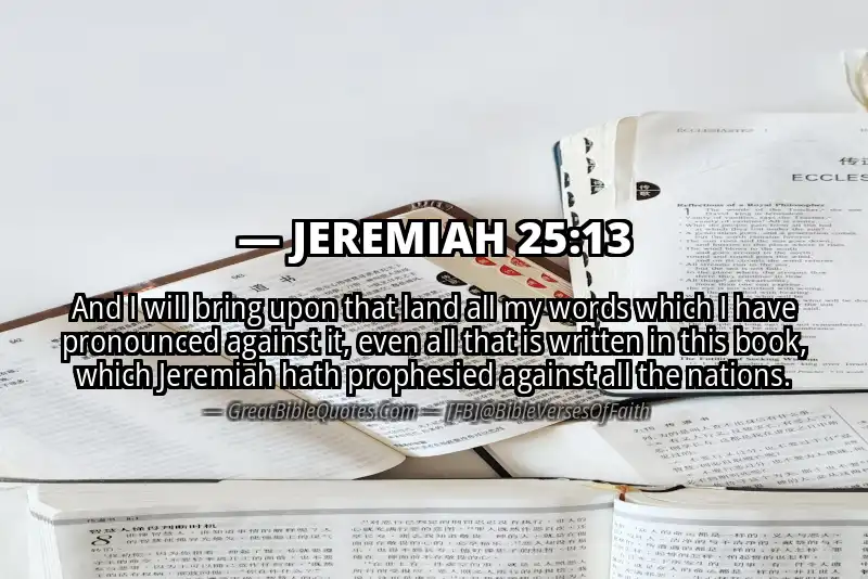 JEREMIAH 25:13 Verse