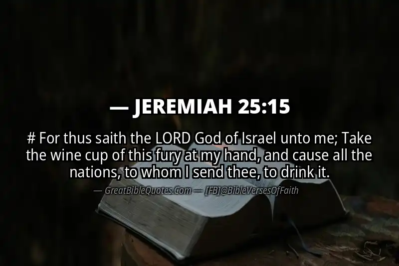 JEREMIAH 25:15 Verse Image