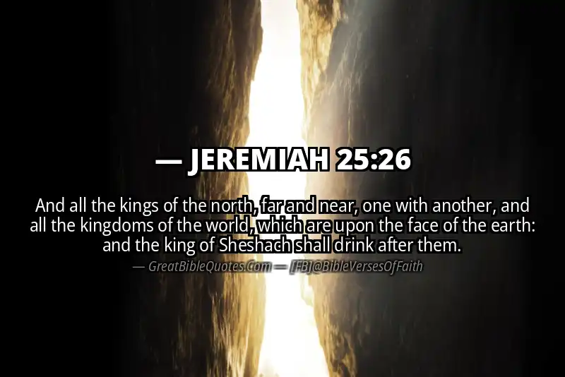 JEREMIAH 25:26 Verse