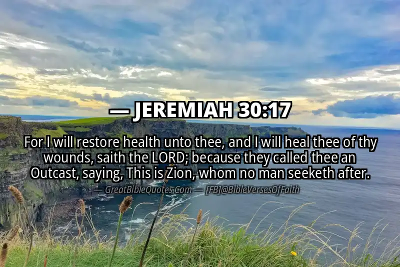 JEREMIAH 30:17 Verse