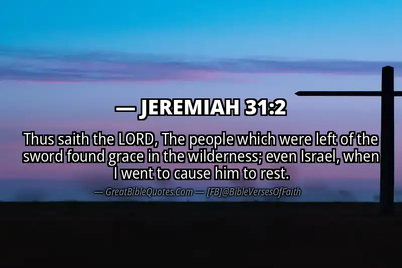 JEREMIAH 31:2 Verse