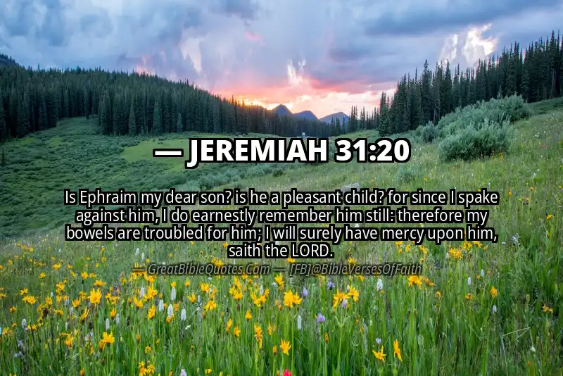 JEREMIAH 31:20 Verse