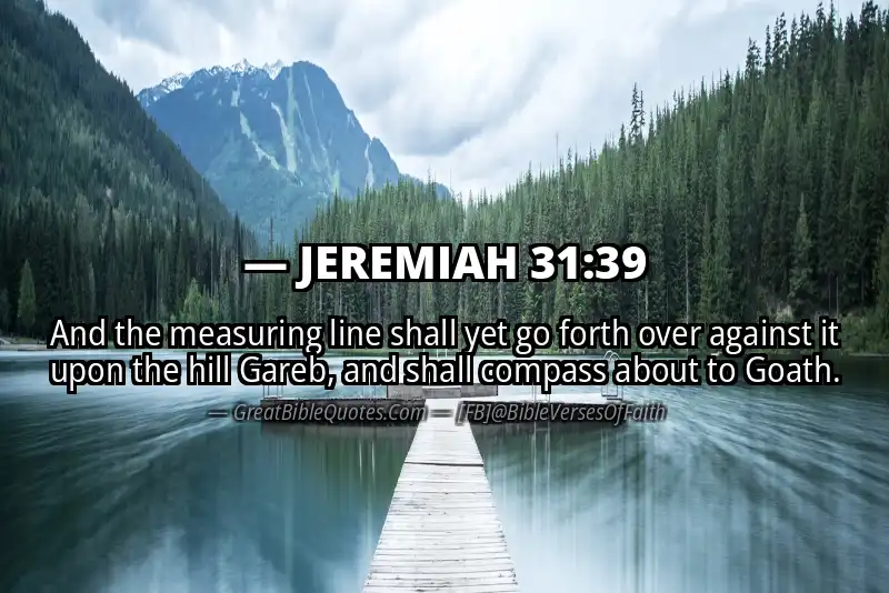 JEREMIAH 31:39 Verse Image