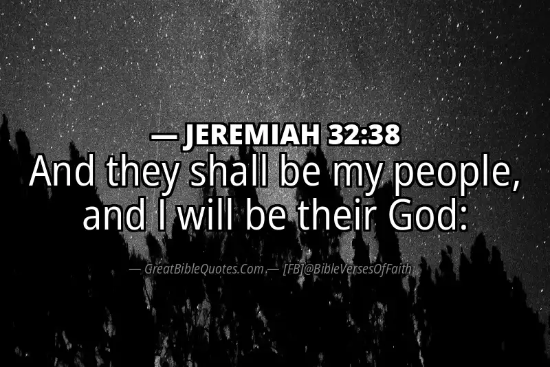 JEREMIAH 32:38 Verse