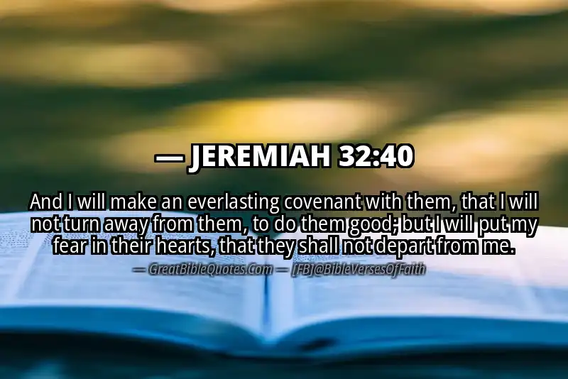 JEREMIAH 32:40 Verse