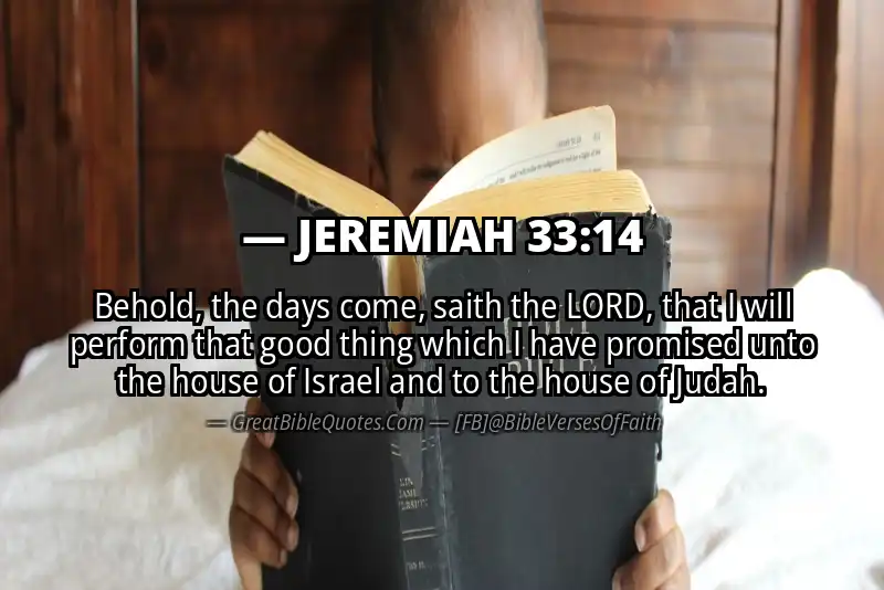 JEREMIAH 33:14 Verse