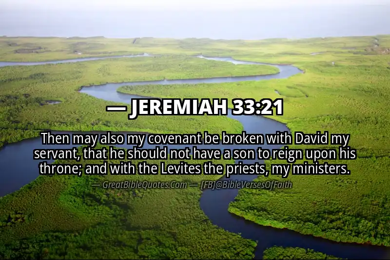 JEREMIAH 33:21 Verse