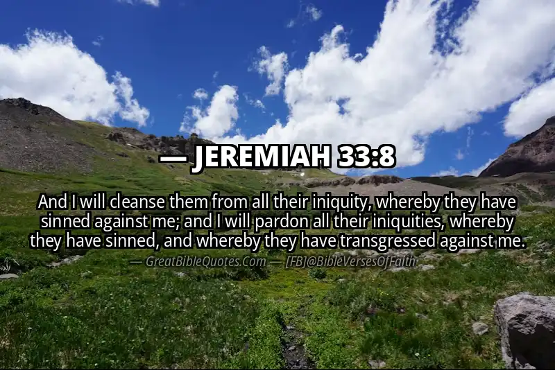 JEREMIAH 33:8 Verse