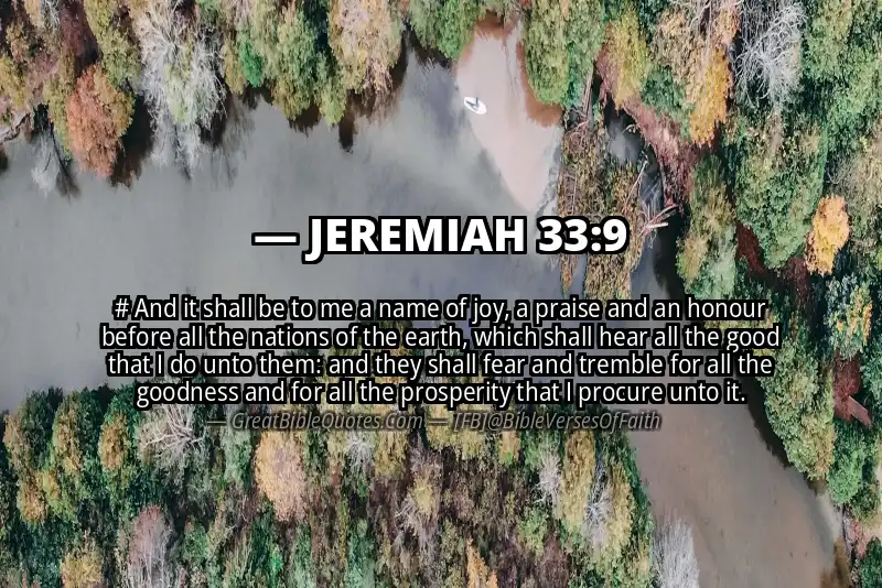 JEREMIAH 33:9 Verse