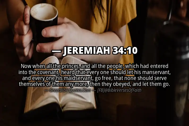 JEREMIAH 34:10 Verse