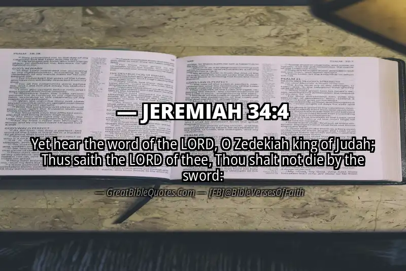 JEREMIAH 34:4 Verse