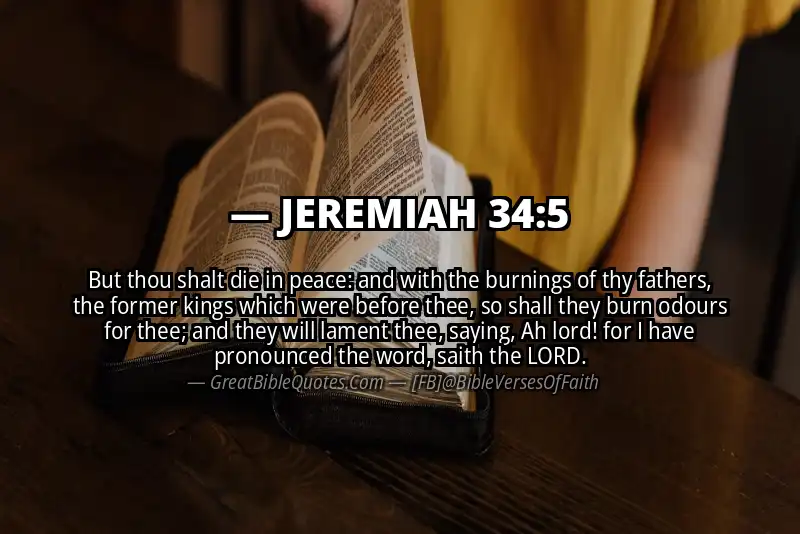 JEREMIAH 34:5 Verse