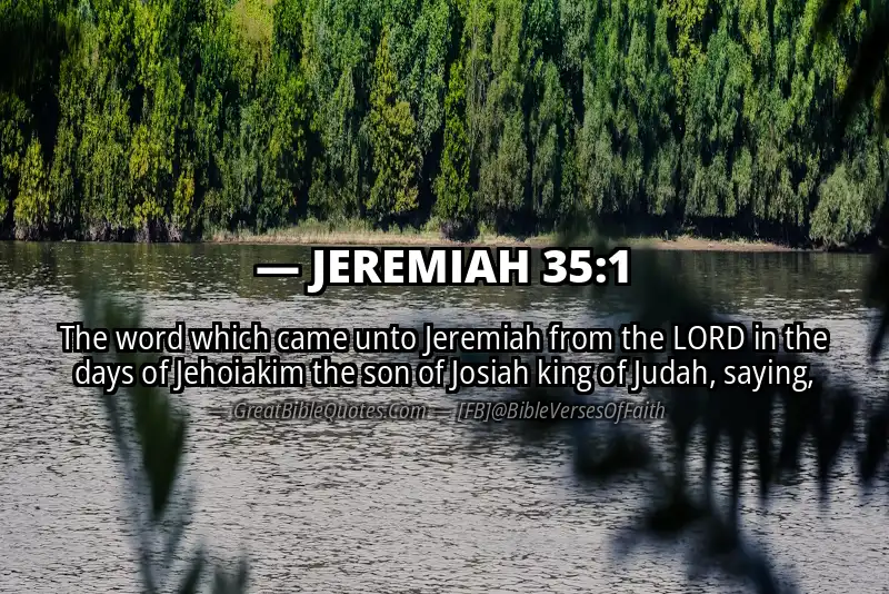 JEREMIAH 35:1 Verse