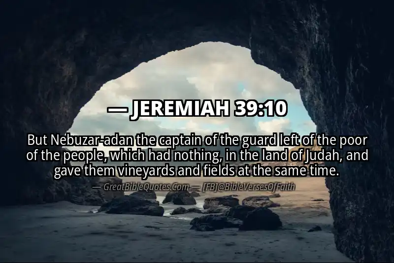 JEREMIAH 39:10 Verse