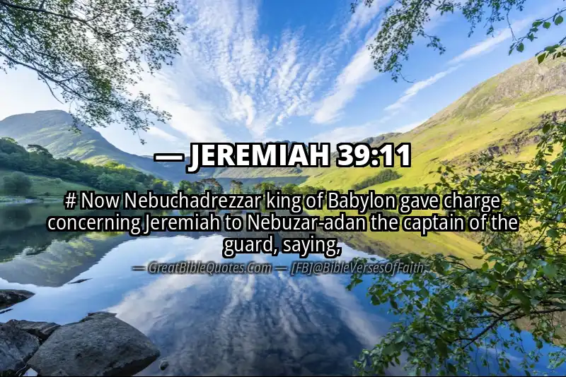 JEREMIAH 39:11 Verse
