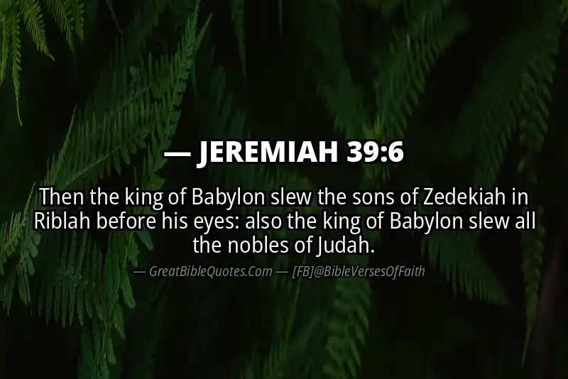 JEREMIAH 39:6 Verse