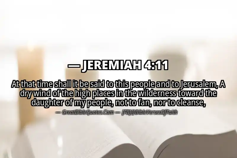 Bible verse: JEREMIAH 4:11 Image