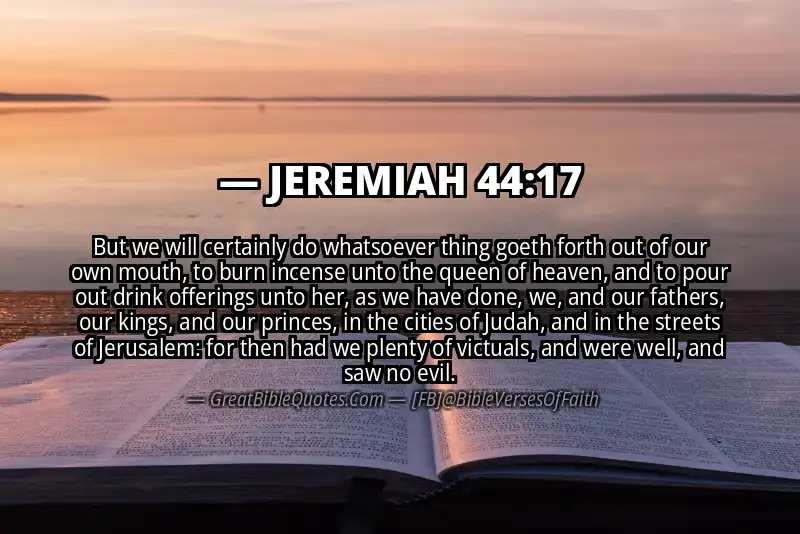 JEREMIAH 44:17 Verse