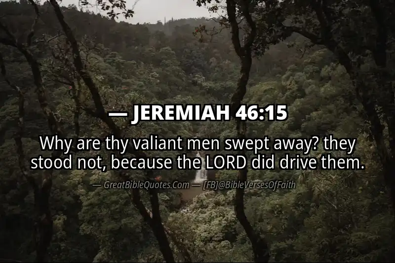 JEREMIAH 46:15 Verse