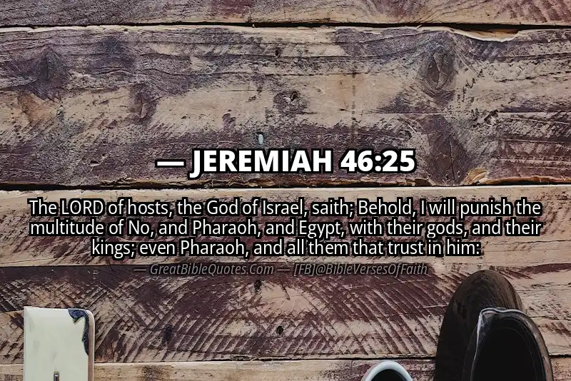 JEREMIAH 46:25 Verse