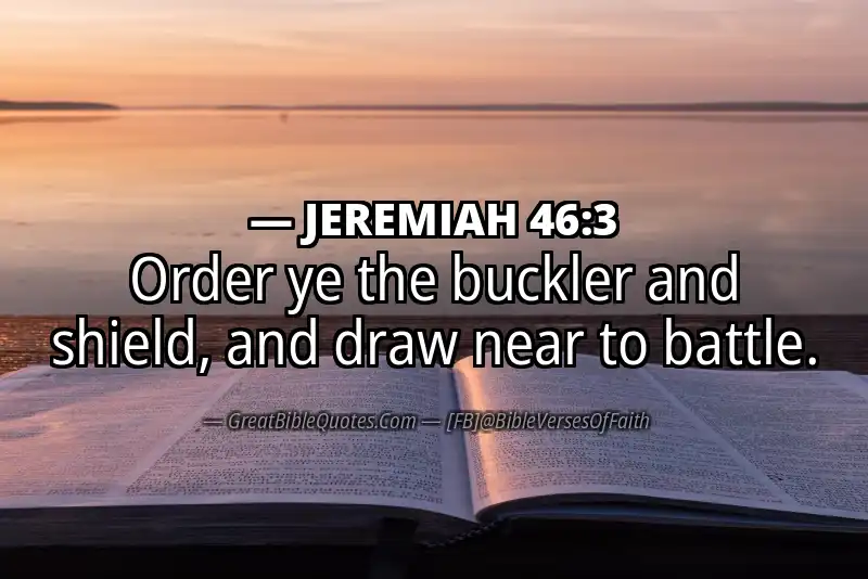 JEREMIAH 46:3 Verse