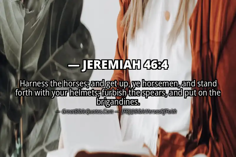 JEREMIAH 46:4 Verse