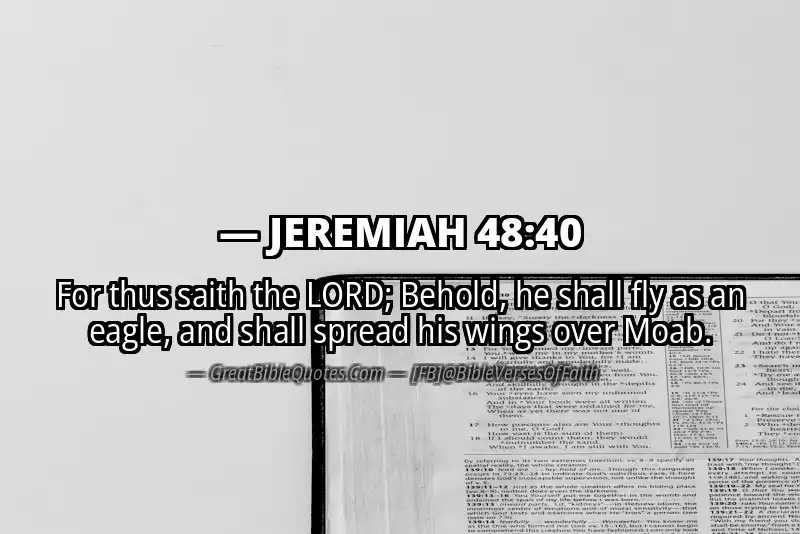 JEREMIAH 48:40 Verse