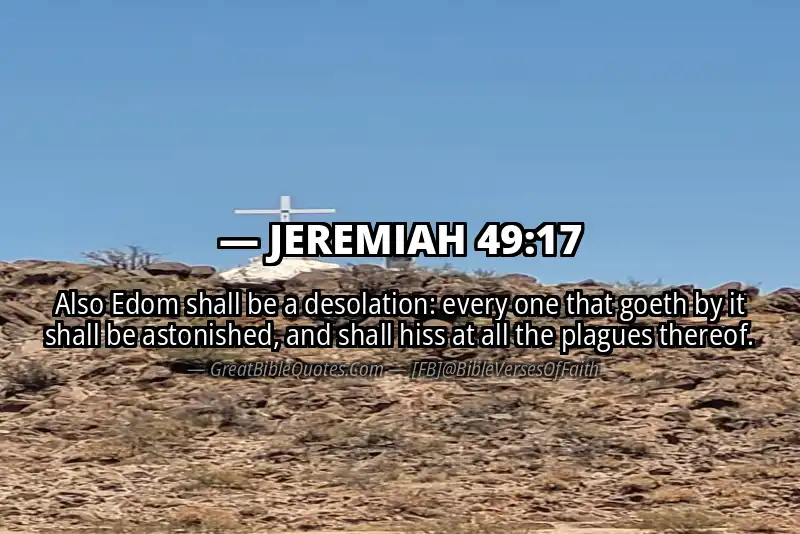 JEREMIAH 49:17 Verse