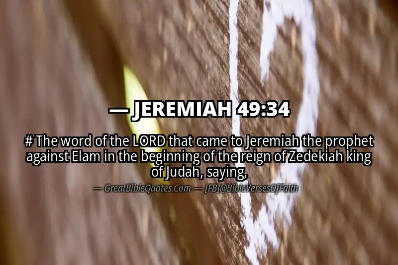 JEREMIAH 49:34 Verse