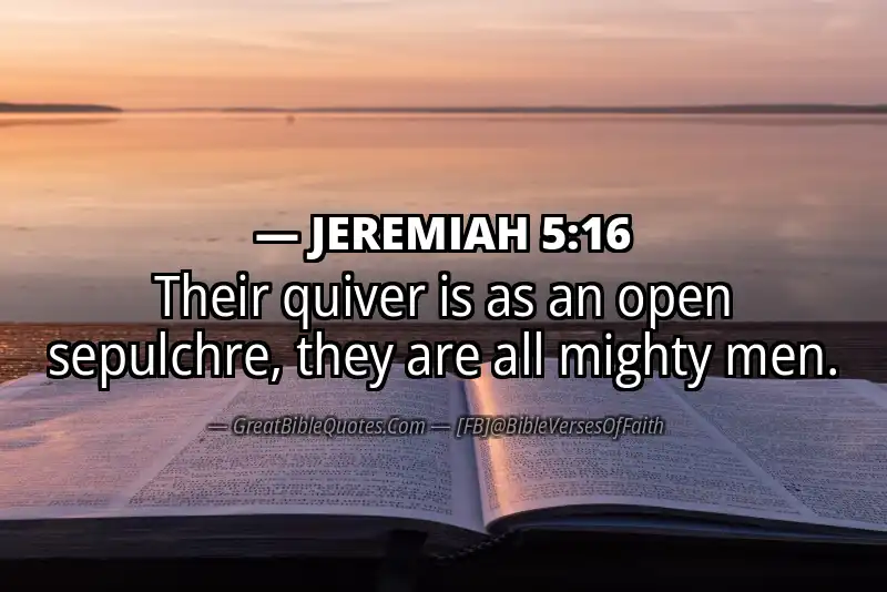 Bible verse: JEREMIAH 5:16 Image