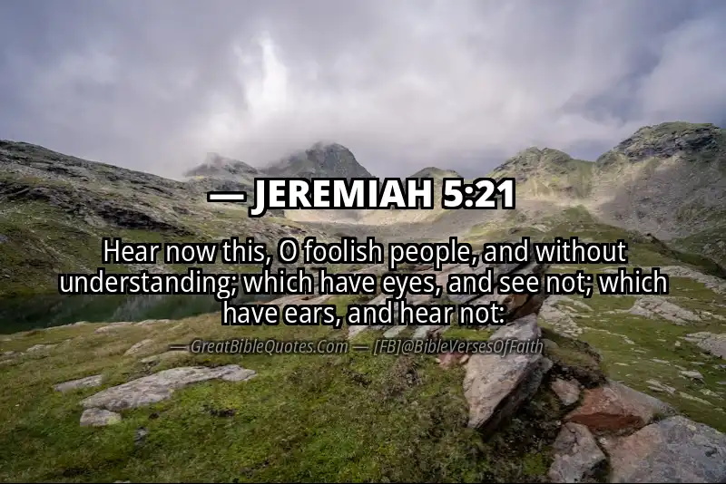 JEREMIAH 5:21 Verse