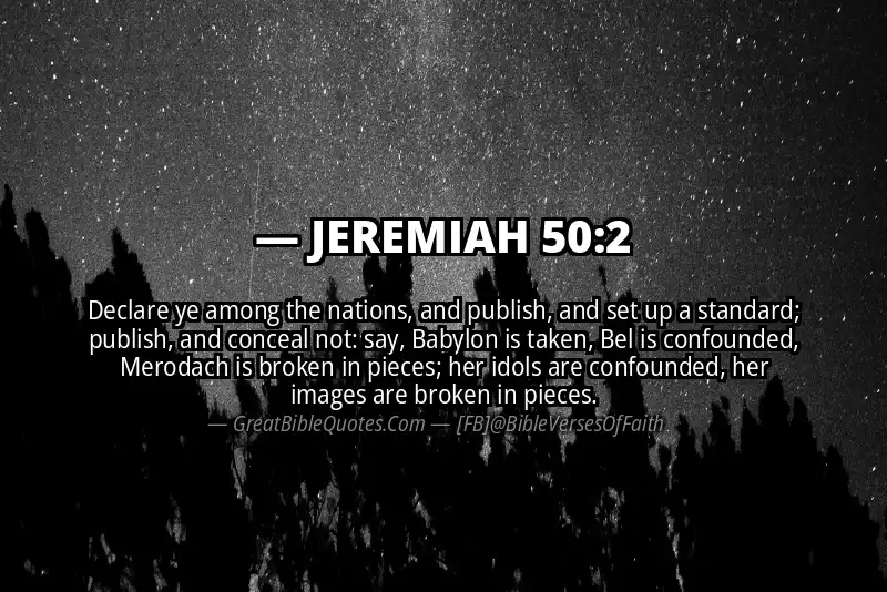 JEREMIAH 50:2 Verse