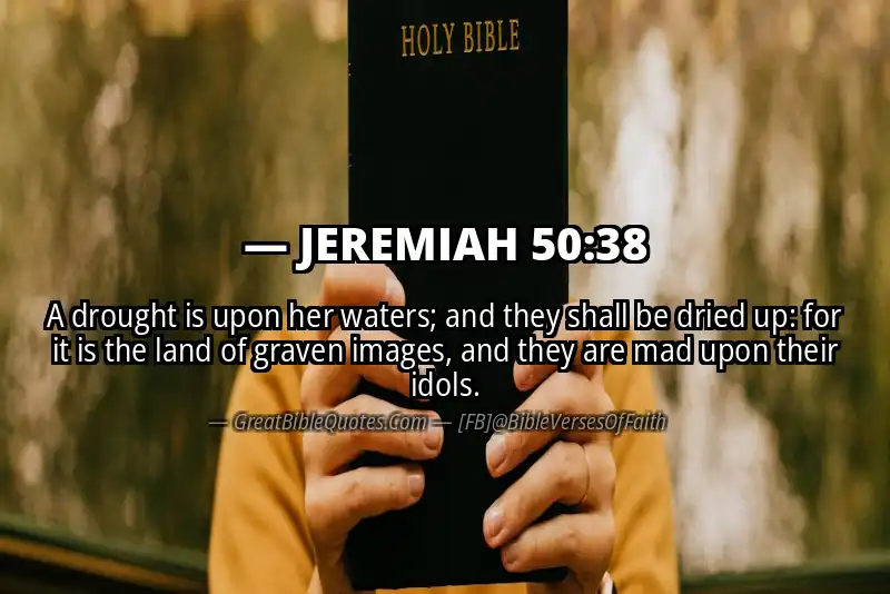 JEREMIAH 50:38 Verse
