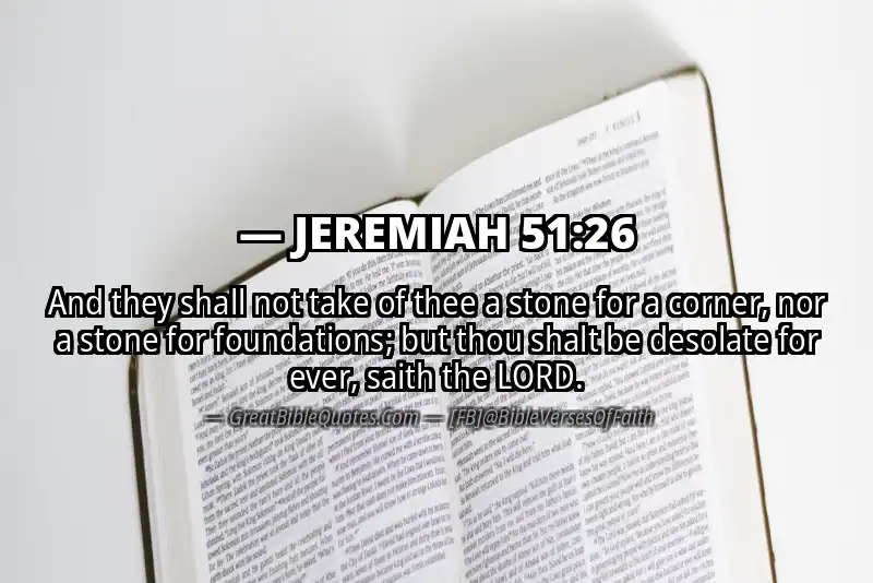 Bible verse: JEREMIAH 51:26 Image