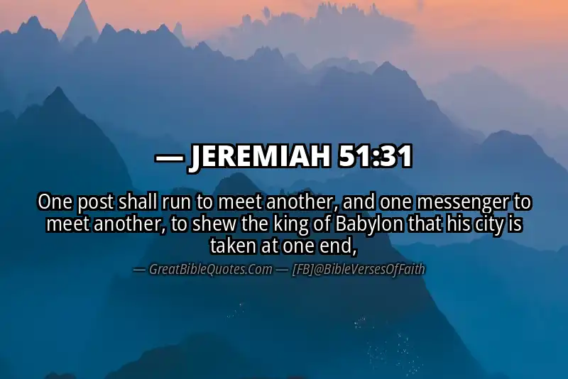 Bible verse: JEREMIAH 51:31 Image