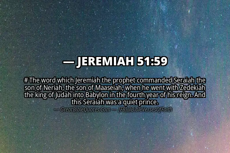 Bible verse: JEREMIAH 51:59 Image
