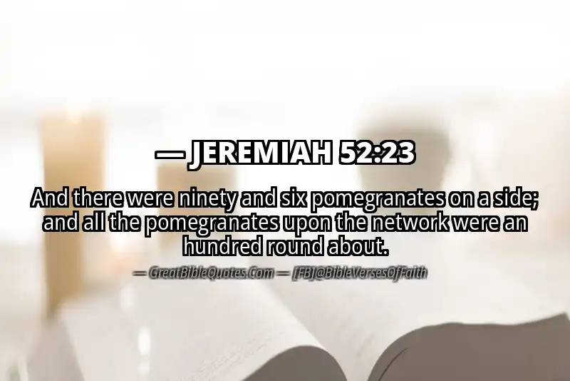 Bible verse: JEREMIAH 52:23 Image