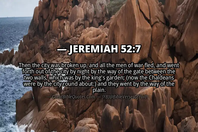 Bible verse: JEREMIAH 52:7 Image