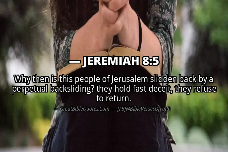 JEREMIAH 8:5 Verse