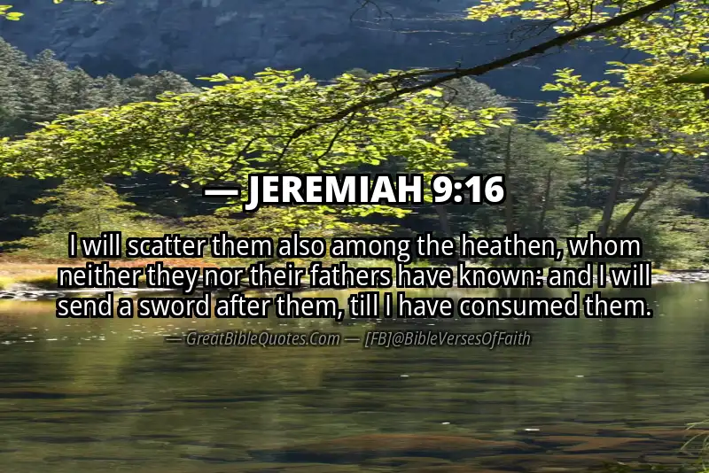 JEREMIAH 9:16 Verse
