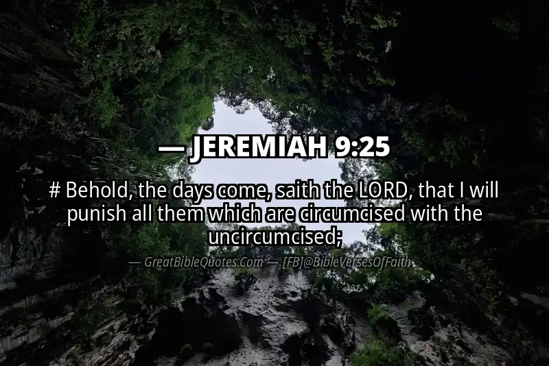 JEREMIAH 9:25 Verse