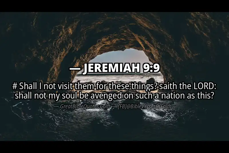 JEREMIAH 9:9 Verse