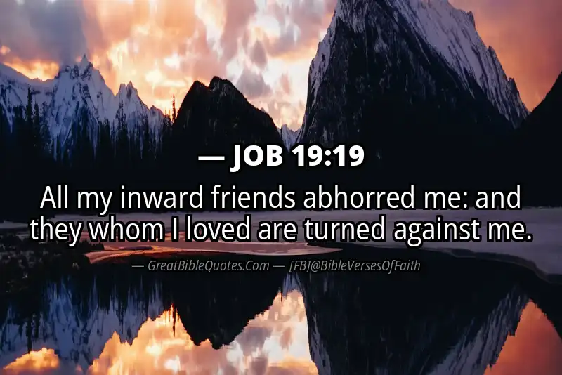 JOB 19:19 Verse Image